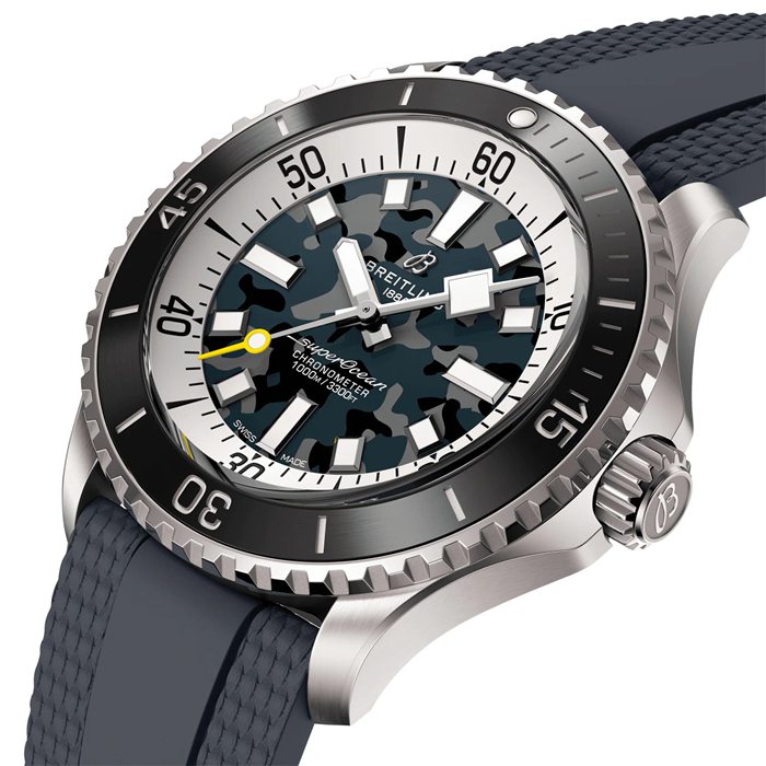 Breitling Superocean Automatic Super Diver 46mm Mens Watch Black Rubber E10379351B1S1 - Image 2