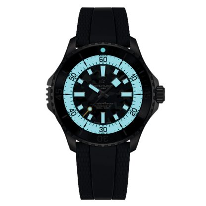 Breitling Superocean Automatic Super Diver 46mm Mens Watch Black Rubber E10379351B1S1 - Image 5