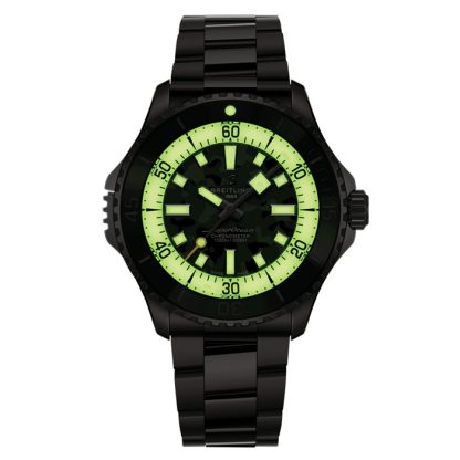 Breitling Superocean Automatic Super Diver 46mm Mens Watch Green E10379D31L1E1 - Image 5