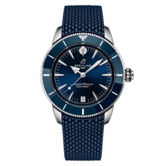 Breitling Superocean Heritage Automatic 36mm Unisex Watch Blue Rubber A10390161C1S1