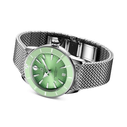 Breitling Superocean Heritage Automatic 36mm Unisex Watch Green A10390361L1A1 - Image 4