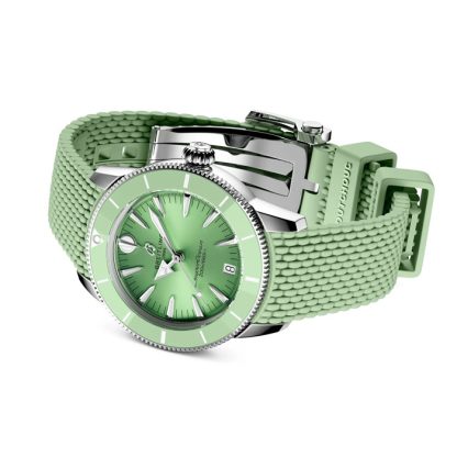 Breitling Superocean Heritage Automatic 36mm Unisex Watch Green Rubber A10390361L1S1 - Image 4
