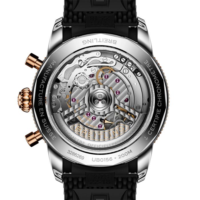 Breitling Superocean Heritage B01 Chronograph 42mm Mens Watch Black Rubber UB0156H11B1S1 - Image 2