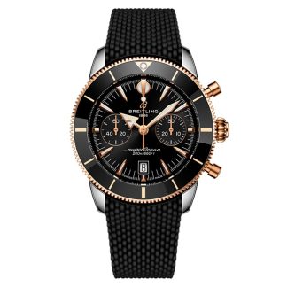Breitling Superocean Heritage B01 Chronograph 42mm Mens Watch Black Rubber UB0156H11B1S1