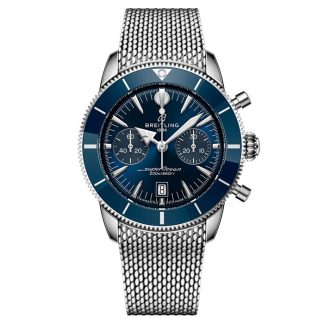 Breitling Superocean Heritage B01 Chronograph 42mm Mens Watch Blue AB0156161C1A1