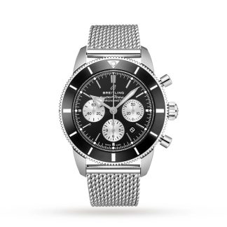 Breitling Superocean Heritage B01 Chronograph 44 Stainless Steel Watch AB0162121B1A1