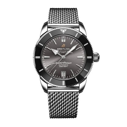 Breitling Superocean Heritage B20 Automatic 42mm UK Edition Mens Watch Grey Stainless Steel AB20102B1B1A1