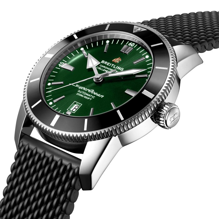 Breitling Superocean Heritage B20 Automatic 46 Stainless Steel Rubber Strap Watch AB2020121L1S1 - Image 2