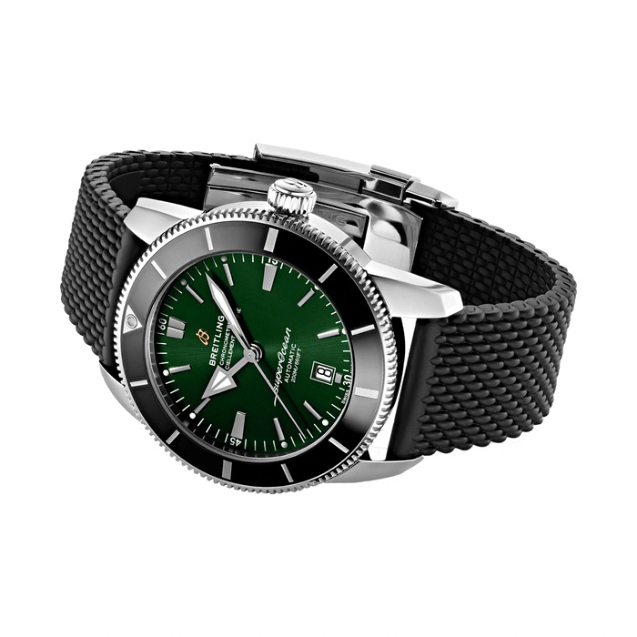 Breitling Superocean Heritage B20 Automatic 46 Stainless Steel Rubber Strap Watch AB2020121L1S1 - Image 3
