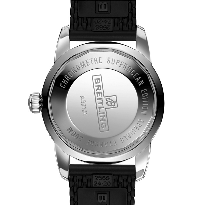 Breitling Superocean Heritage B20 Automatic 46 Stainless Steel Rubber Strap Watch AB2020121L1S1 - Image 4