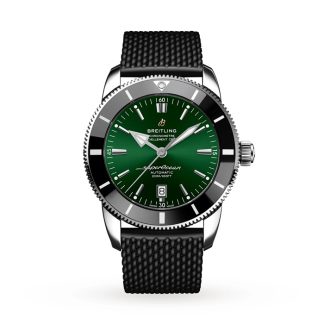 Breitling Superocean Heritage B20 Automatic 46 Stainless Steel Rubber Strap Watch AB2020121L1S1