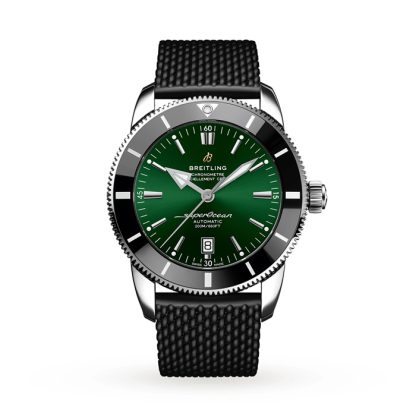 Breitling Superocean Heritage B20 Automatic 46 Stainless Steel Rubber Strap Watch AB2020121L1S1