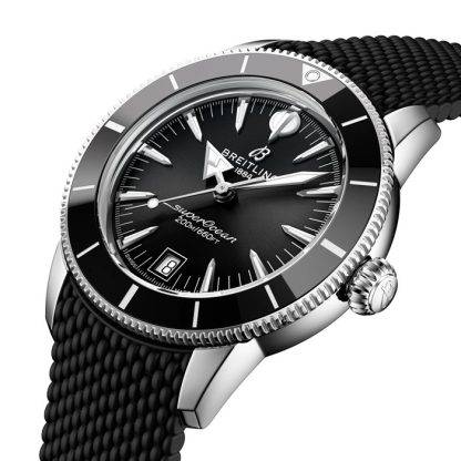 Breitling Superocean Heritage B31 Automatic 40mm Mens Watch Black Rubber AB3110241B1S1 - Image 3