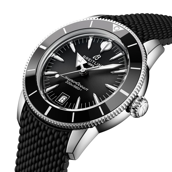 Breitling Superocean Heritage B31 Automatic 40mm Mens Watch Black Rubber AB3110241B1S1 - Image 3