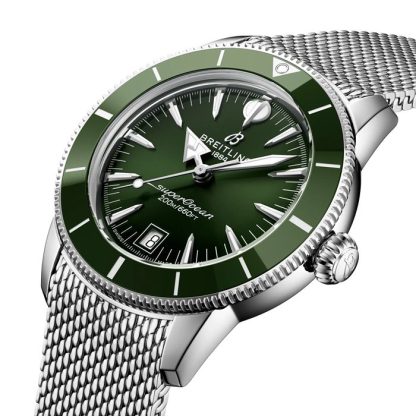 Breitling Superocean Heritage B31 Automatic 40mm Mens Watch Green AB3110361L1A1 - Image 3
