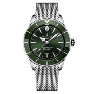 Breitling Superocean Heritage B31 Automatic 40mm Mens Watch Green AB3110361L1A1
