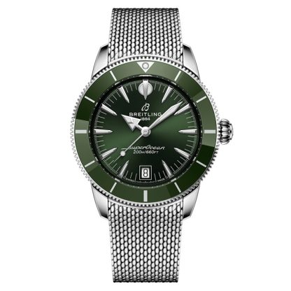 Breitling Superocean Heritage B31 Automatic 40mm Mens Watch Green AB3110361L1A1