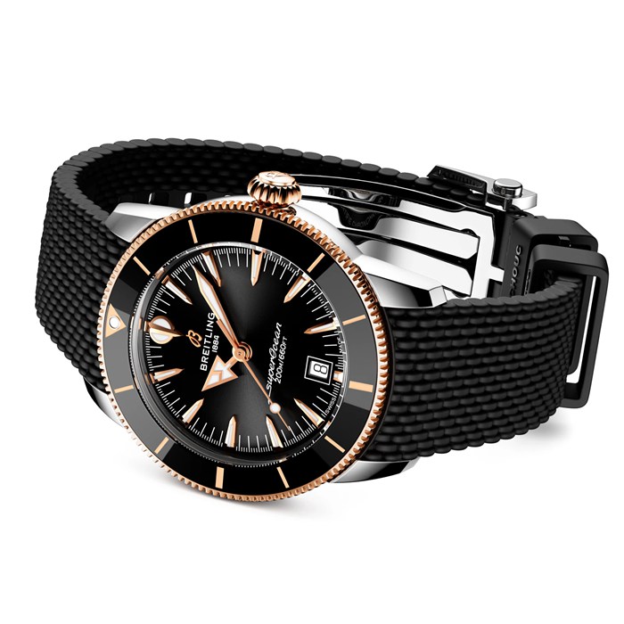 Breitling Superocean Heritage B31 Automatic 42mm Mens Watch Black Rubber UB3111241B1S1 - Image 4
