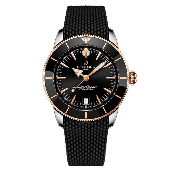 Breitling Superocean Heritage B31 Automatic 42mm Mens Watch Black Rubber UB3111241B1S1