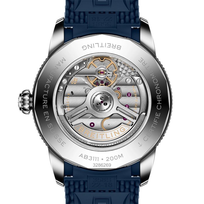 Breitling Superocean Heritage B31 Automatic 42mm Mens Watch Blue Rubber AB3111161C1S1 - Image 2