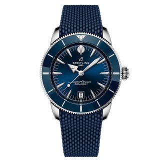 Breitling Superocean Heritage B31 Automatic 42mm Mens Watch Blue Rubber AB3111161C1S1
