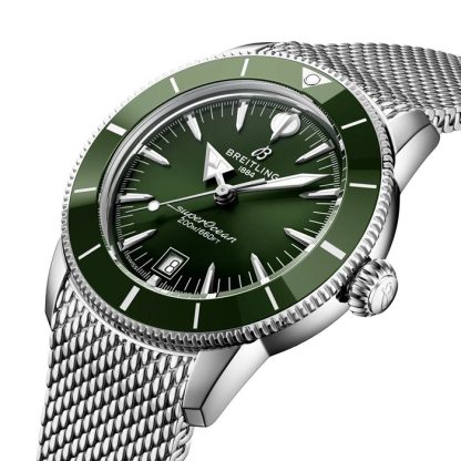 Breitling Superocean Heritage B31 Automatic 42mm Mens Watch Green AB3111361L1A1 - Image 3