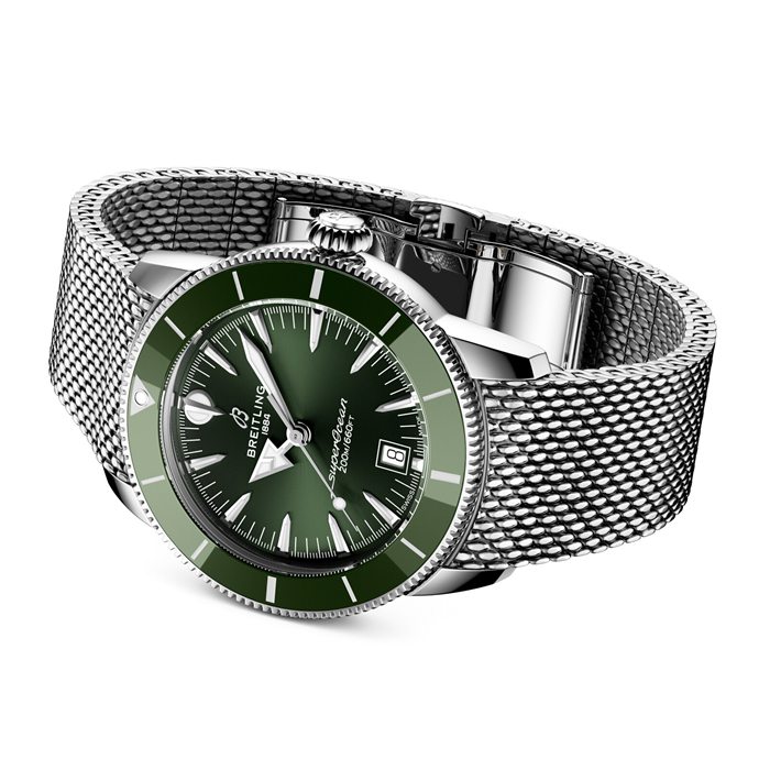 Breitling Superocean Heritage B31 Automatic 42mm Mens Watch Green AB3111361L1A1 - Image 4