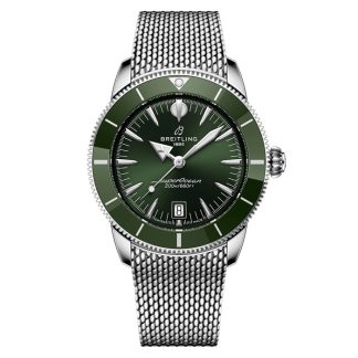 Breitling Superocean Heritage B31 Automatic 42mm Mens Watch Green AB3111361L1A1