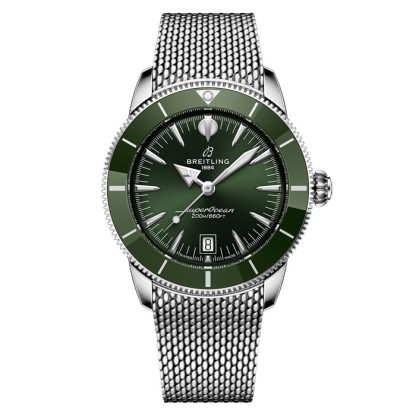 Breitling Superocean Heritage B31 Automatic 42mm Mens Watch Green AB3111361L1A1