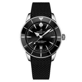 Breitling Superocean Heritage B31 Automatic 44mm Mens Watch Black Rubber AB3112241B1S1