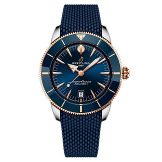 Breitling Superocean Heritage B31 Automatic 44mm Mens Watch Blue Rubber UB3112161C1S1