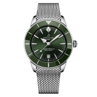 Breitling Superocean Heritage B31 Automatic 44mm Mens Watch Green AB3112361L1A1