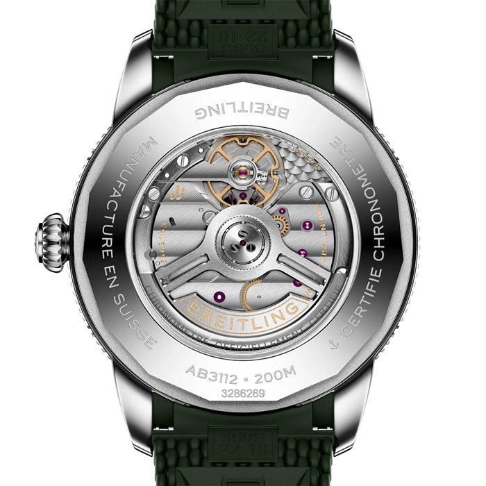 Breitling Superocean Heritage B31 Automatic 44mm Mens Watch Green Rubber AB3112361L1S1 - Image 2