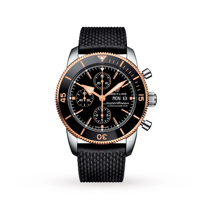 Breitling Superocean Heritage Chronograph 44 Rubber Strap Watch U13313121B1S1