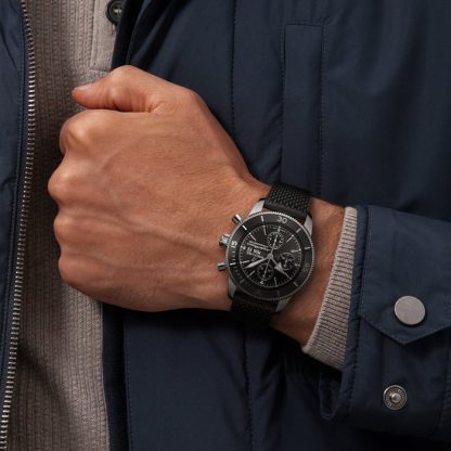 Breitling Superocean Heritage Chronograph 44 Stainless Steel Rubber Strap Watch A13313121B1S1 - Image 5
