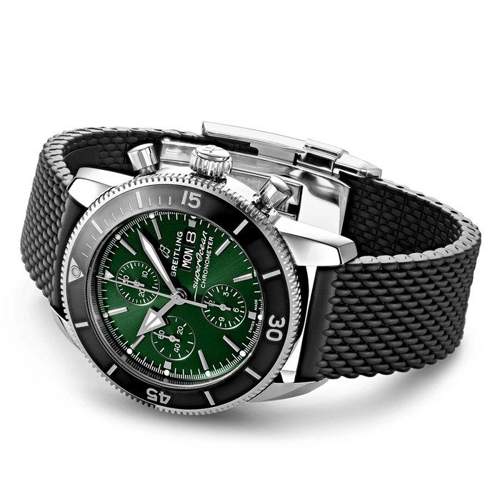 Breitling Superocean Heritage Chronograph 44 Stainless Steel Rubber Strap Watch A13313121L1S1 - Image 3