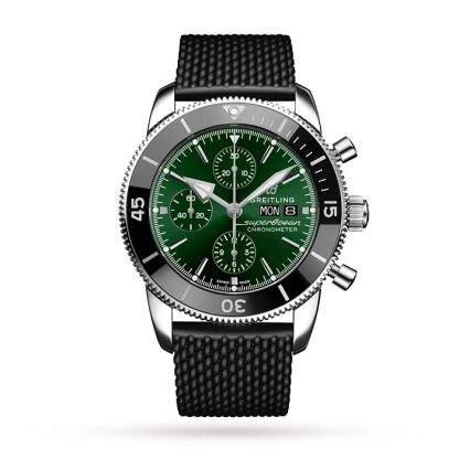 Breitling Superocean Heritage Chronograph 44 Stainless Steel Rubber Strap Watch A13313121L1S1