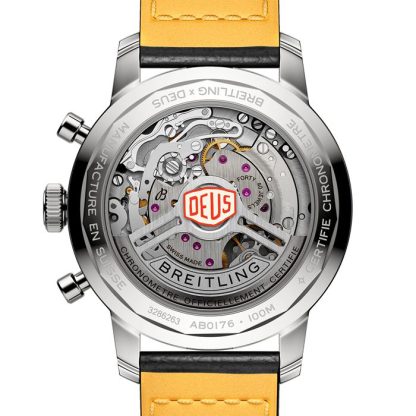 Breitling Top Time B01 Deus 41mm Mens Watch Leather AB01765A1B1X1 - Image 2