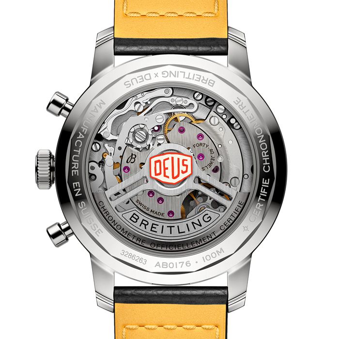 Breitling Top Time B01 Deus 41mm Mens Watch Leather AB01765A1B1X1 - Image 2