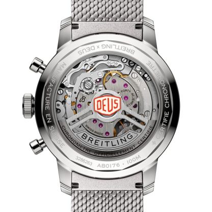 Breitling Top Time B01 Deus 41mm Mens Watch Stainless Steel AB01765A1B1A1 - Image 2