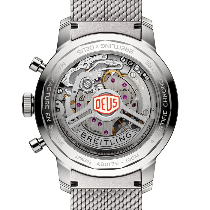 Breitling Top Time B01 Deus 41mm Mens Watch Stainless Steel AB01765A1B1A1 - Image 2