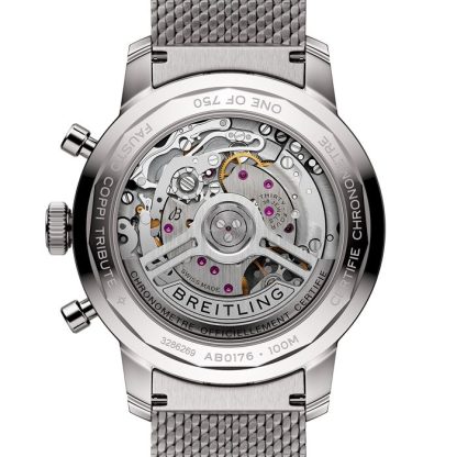 Breitling Top Time B01 Fausto Coppi 41mm Mens Watch Stainless Steel AB01768A1A1A1 - Image 2