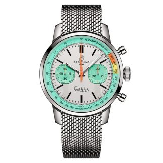 Breitling Top Time B01 Fausto Coppi 41mm Mens Watch Stainless Steel AB01768A1A1A1