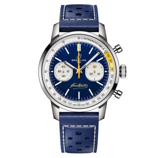 Breitling Top Time B01 Gino Bartali 41mm Mens Watch Leather AB01767A1C1X1