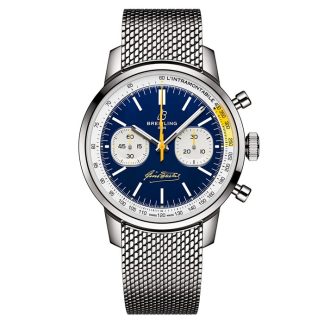 Breitling Top Time B01 Gino Bartali 41mm Mens Watch Stainless Steel AB01767A1C1A1