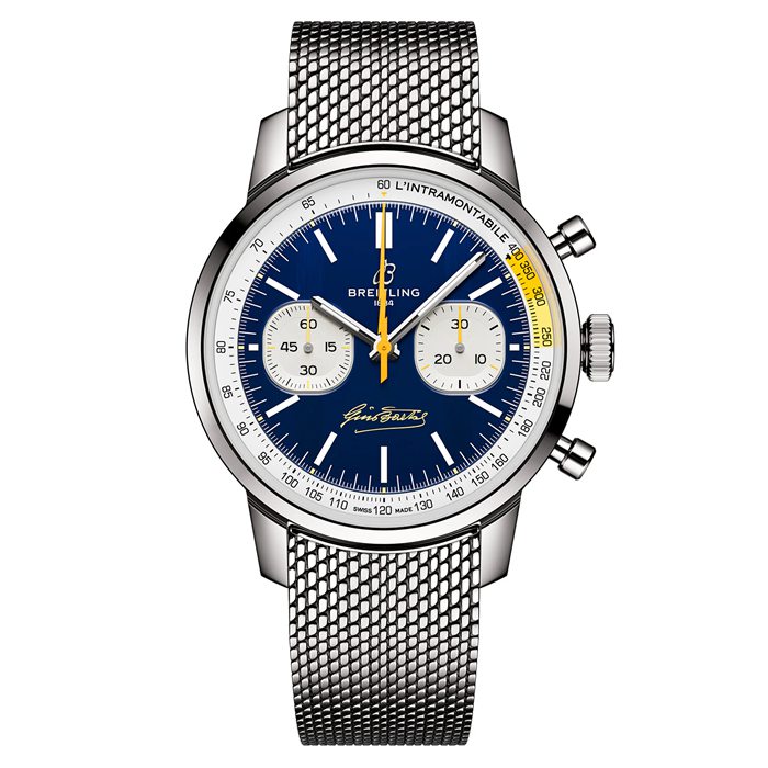 Breitling Top Time B01 Gino Bartali 41mm Mens Watch Stainless Steel AB01767A1C1A1