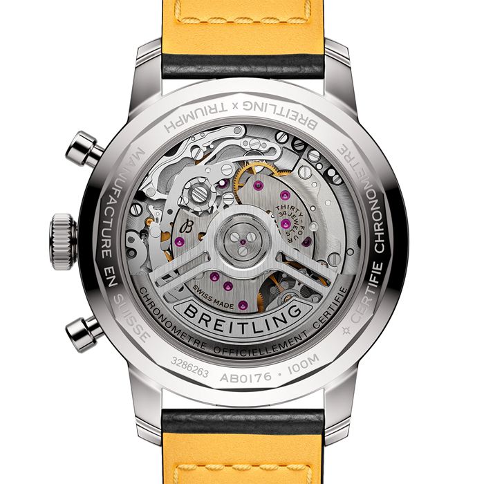 Breitling Top Time B01 Triumph 41mm Mens Watch Leather AB01764A1C1X1 - Image 2