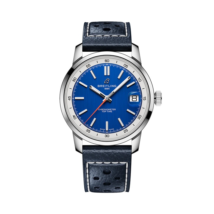 Breitling Top Time B31 38mm Mens Watch Blue AB3113A71C1X1