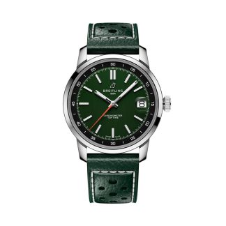 Breitling Top Time B31 38mm Mens Watch Green AB3113171L1X1