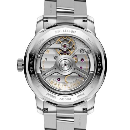 Breitling Top Time B31 38mm Mens Watch White Stainless Steel AB3113281A1A1 - Image 2